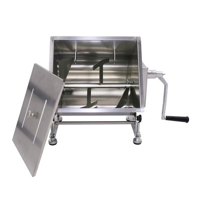 CMI Commercial Tilting Mixer Stainless Steel Manual Meat Mixers with Lid, 35L...
