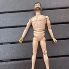 VINTAGE 70’s HASBRO GI JOE Brown  Flocked Hair w Kung Fu Grip - 12” Figure