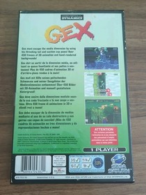 Gex for Sega Saturn PAL complete with manual by Crystal Dynamics