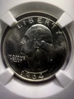 1964-D Silver Washington Quarter NGC MS-64 Blast White