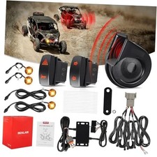 UTV Turn Signal Kit with Horn, ATV Turn Signal Side by Side, ATV White/Amber