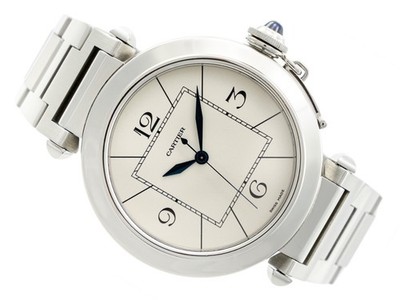 HERRENUHR CARTIER PASHA DE CARTIER SERIE SPECIAL 2005 42MM STAHL AUTO. REF 2730