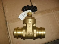 EVERFLOW 205R002-NL 2" Press Gate Valve Lead Free Full Port