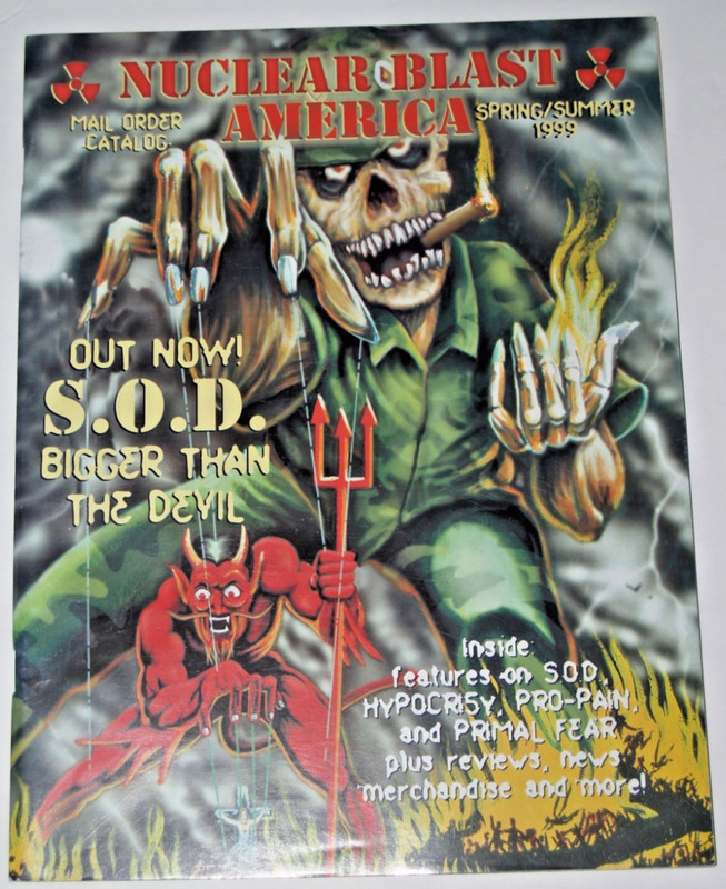 Nuclear Blast America Mailorder Catalog Spring/Summer 1999 S.O.D. Hypocrisy NBA