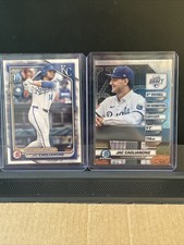 Jac Caglianone 2 Card Lot - Bowman Draft 1st #BD-8 & Draft Night #BDN-5 (RCs)