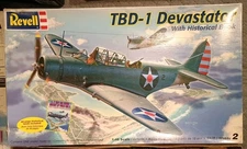 Revell  1/48 TBD-1 Devastator Model Kit# 85-6875 New Open Box Decals Damaged
