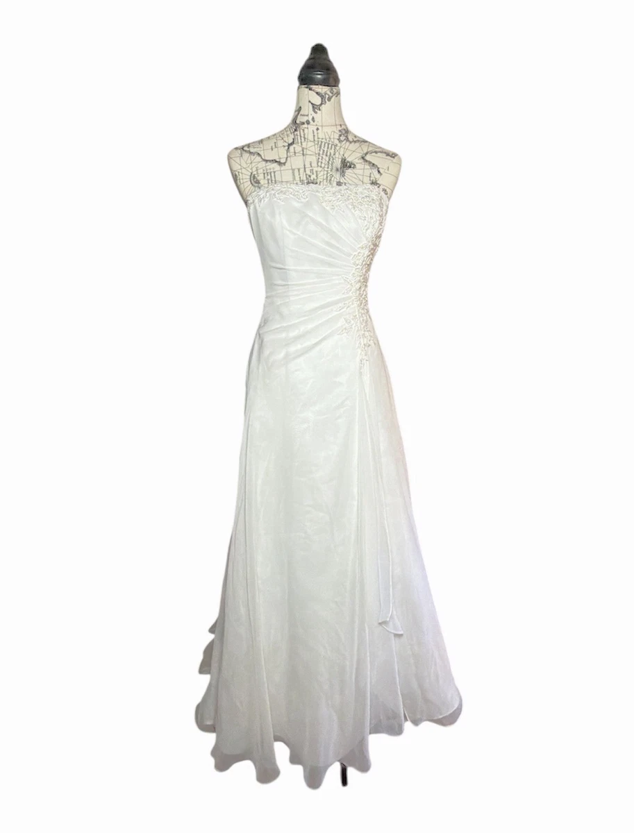 Chiffon A-Line David's Bridal Wedding Dresses for sale | eBay