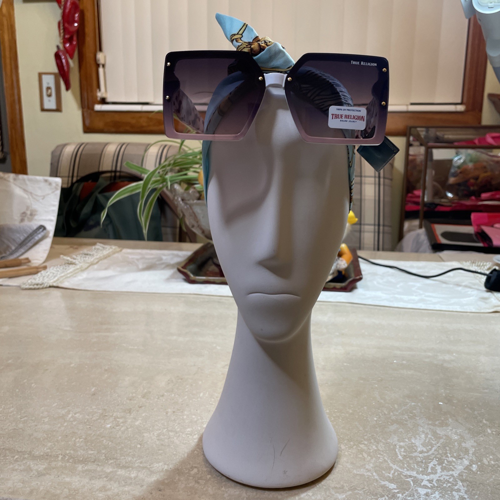 TRUE RELIGION Gold Pink Black White TR57233 Sunglasses Fabulous Look. Free S&H. image 8