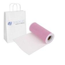 5 pcs Mauve 6" x 25 Yd Tulle Fabric Roll Spool Wedding Bow Party Decoration jh