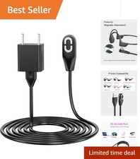 Effortless Magnetic Charging Cable for Shokz Headphones - Fast  2.7 Feet Long