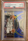 PSA 10 23-24 Panini Select Victor Wembanyama Premier Blue Prizm Silver Rookie!!