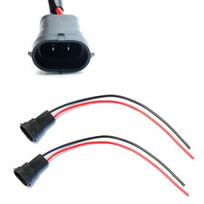 H11 H8 880 881 Male Adapter Wiring Harness Sockets Wire Compatible with Automtiv