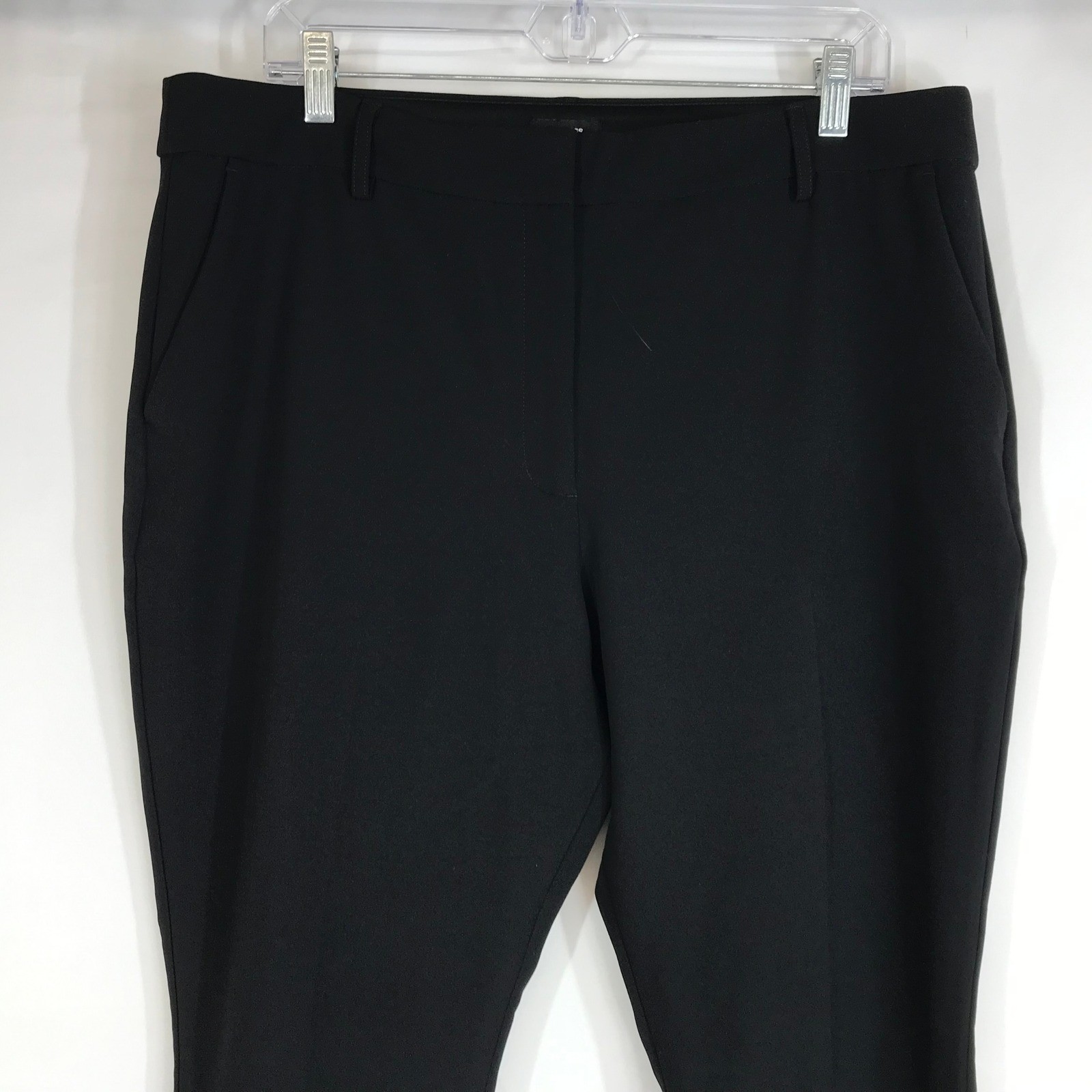 EXPRESS EDITOR Black Split Hem Bootcut Dress Pant… - image 2