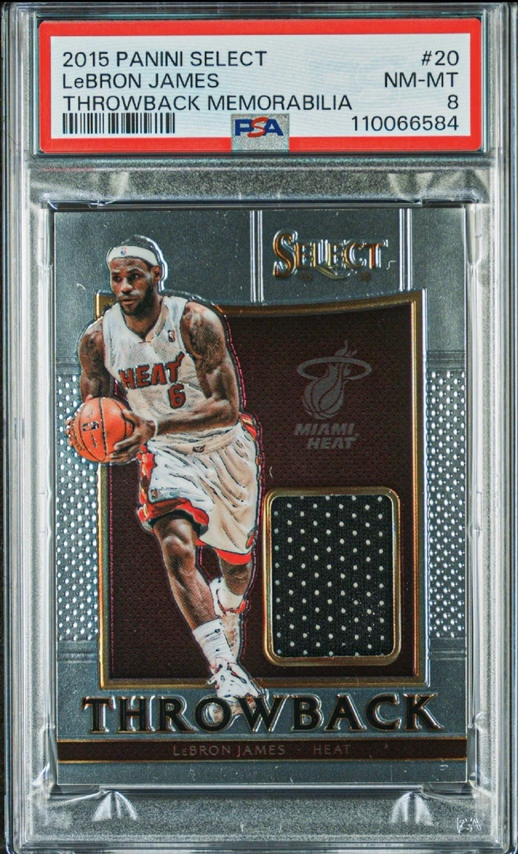 Panini LeBron James Piece of Authentic Basketball Trading Cards