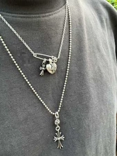 Chrome Hearts Ball Chain size 60 cm Sterling silver 925 100%