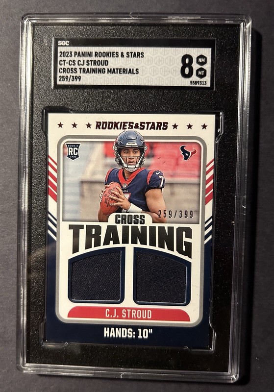 2023 Panini Rookies & Stars - Cross Training C.J. Stroud #CT-CS /399 (MEM, RC)