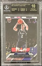 BGS 10 Cooper Flagg BLACK LABEL 2024-25 BOWMAN U NOW BASKETBALL #51 RC  DUKE