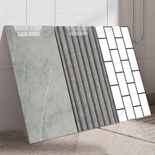 20X Wood/ Marble Effect Wall Decor Panels Cladding Bathroom Shower Wet Wall Tile