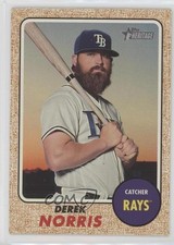 2017 Topps Heritage High Number Derek Norris #631 g0h