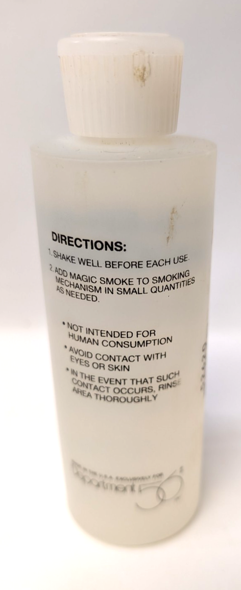 Dept 56 - 6 oz Bottle of Pine Scent Magic Smoke - #56.52620 NOS Full | eBay