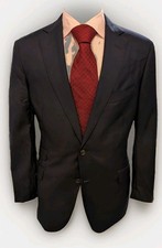 Suitsupply Blazer Jacket Sport Coat Navy Blue Vitale Barberis Canonico Mens 38R