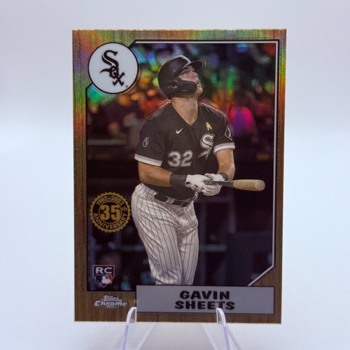 Gavin Sheets #87BC-20 2022 Topps Chrome 1987 card