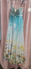 Floral Chiffon Prom Dress