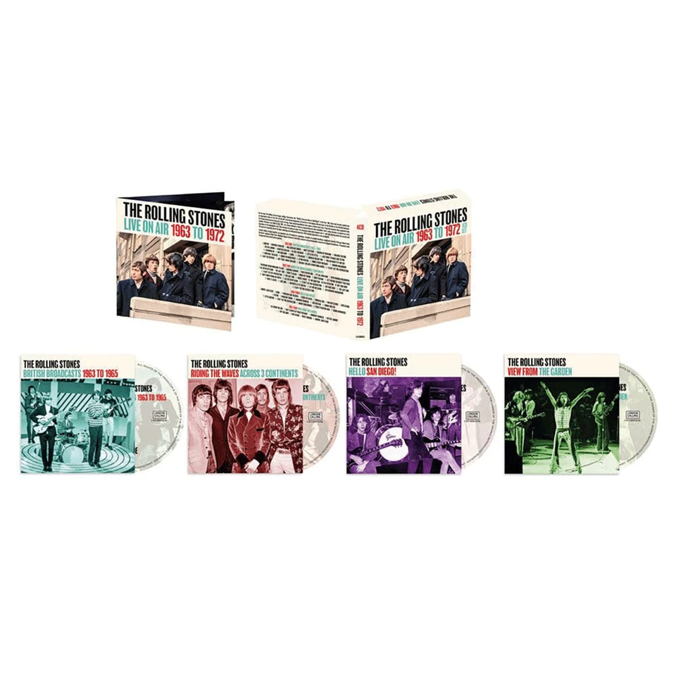 The Rolling Stones. Live On Air 1963 To 1972. 4 CDs. Rolling Stones - Bild 2 von 4