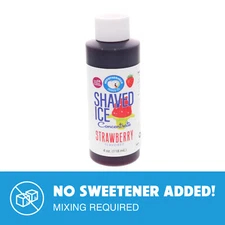 Hypothermias STRAWBERRY Flavor Syrup 🍧 Snow Cone machine Concentrate UNSWEET