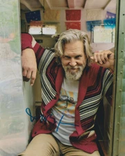 Jeff Bridges (The Big Lebowski) signed 8x10 photo