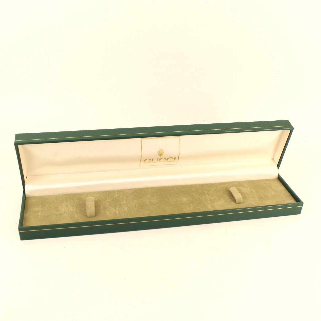 AUTHENTIQUE BOITE DE MONTRE GUCCI VERTE VINTAGE