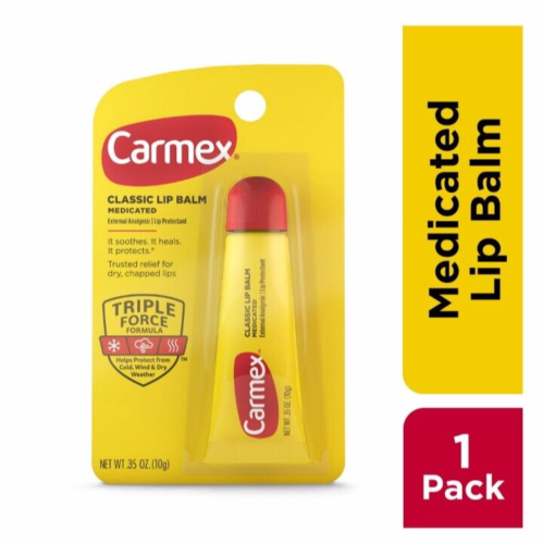 Carmex Classic Lip Balm Medicated (3 Pack) .35 oz