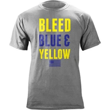 Original Air Force Bleed Blue and Yellow Veteran PT T-Shirt