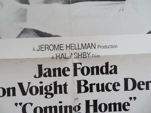 COMING HOME ACADEMY AWARDS US ONE SHEET POSTER JON VOIGHT JANE FONDA 1978 - Picture 2 of 9