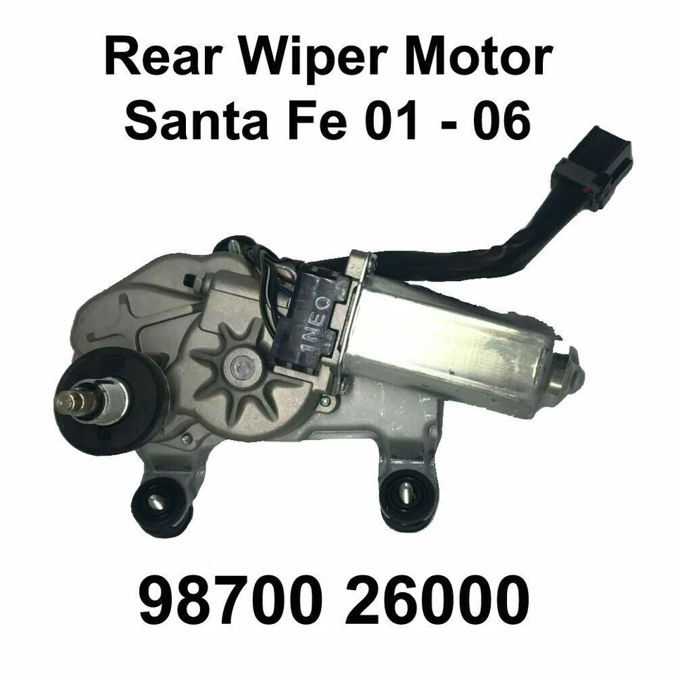 Parabrisas de motor trasero limpiaparabrisas genuino OEM 9870026000 para Hyundai Santa Fe 01-06  Foto 3 de 3