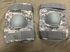 USGI Tactical Combat Elbow Pads Set, ACU Pattern Used Medium