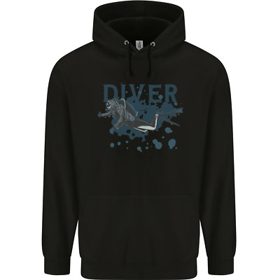 Scuba Tauchen Diver Herren Kapuzenpullover