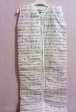 TURBULETTE GIGOTEUSE MOLLETONNÉ  - TAILLE 1/2 - 90 CM "BLANCHE ECRITURE" NEUVE