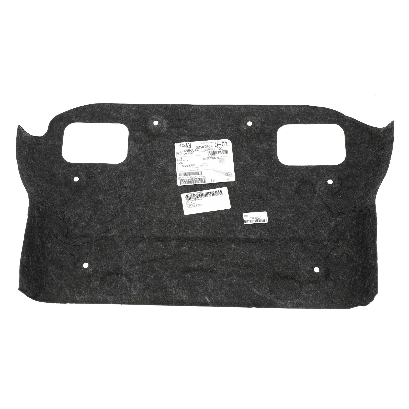 Escudo térmico para Jeep Cherokee 2014-2020 (N/P 68156469AB)