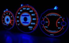 97-01 HONDA CRV plasma tacho glow gauges tachoscheiben dials indiglow Style 2