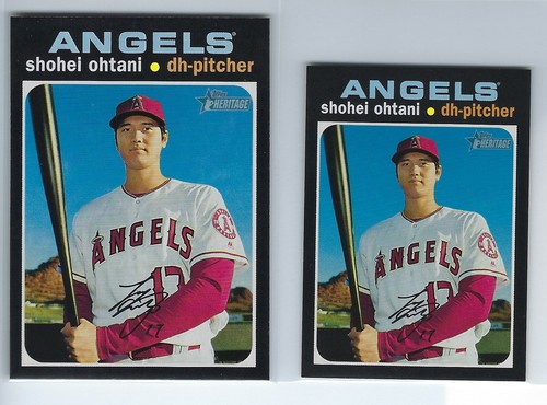 2020 Topps Heritage #433 Shohei Ohtani Angels