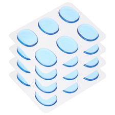 24 Pcs Drum Dampeners Drum Gel Silicone Blue for Drums Tone Control