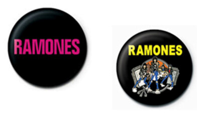 RAMONES - 2er Button-Set - Buttons / Badges - Neu