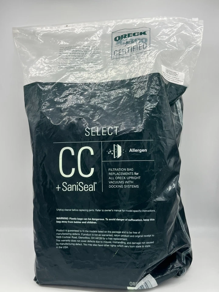 Oreck AK1CC25A CC SaniSeal Allergen Filtration Vacuum Cleaner Bags 24 Genuine - Image 2 of 4