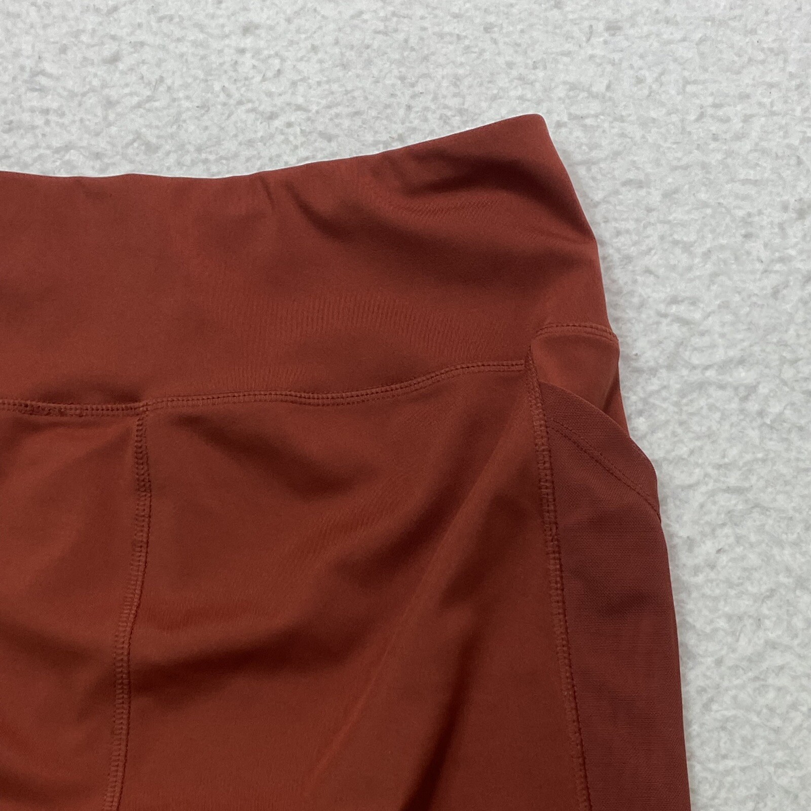 Ebb & Flow Womens XL Copper Brown Fall Color Exercise Pants Yoga