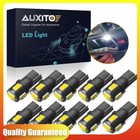 10Pcs 194 T10 168 2825 W5W Led Light Bulbs 6000K White Fit Car Interior Light (For: 2010 Charger)
