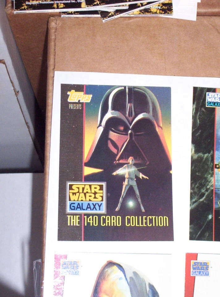 1993 STAR WARS GALAXY SERIES 1 TOPPS COMPLETE 140 CARD SET LUKE DARTH VADER YODA - Image 2 of 4