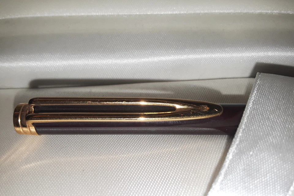 Waterman 33002 | Bolígrafo marrón oscuro y dorado | París (¡Nuevo!) Foto 4 de 4