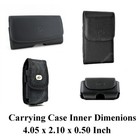 Universal Pouch Case for Flip Phone or Smartphone Up To 4.05x2.10x0.50 Inch