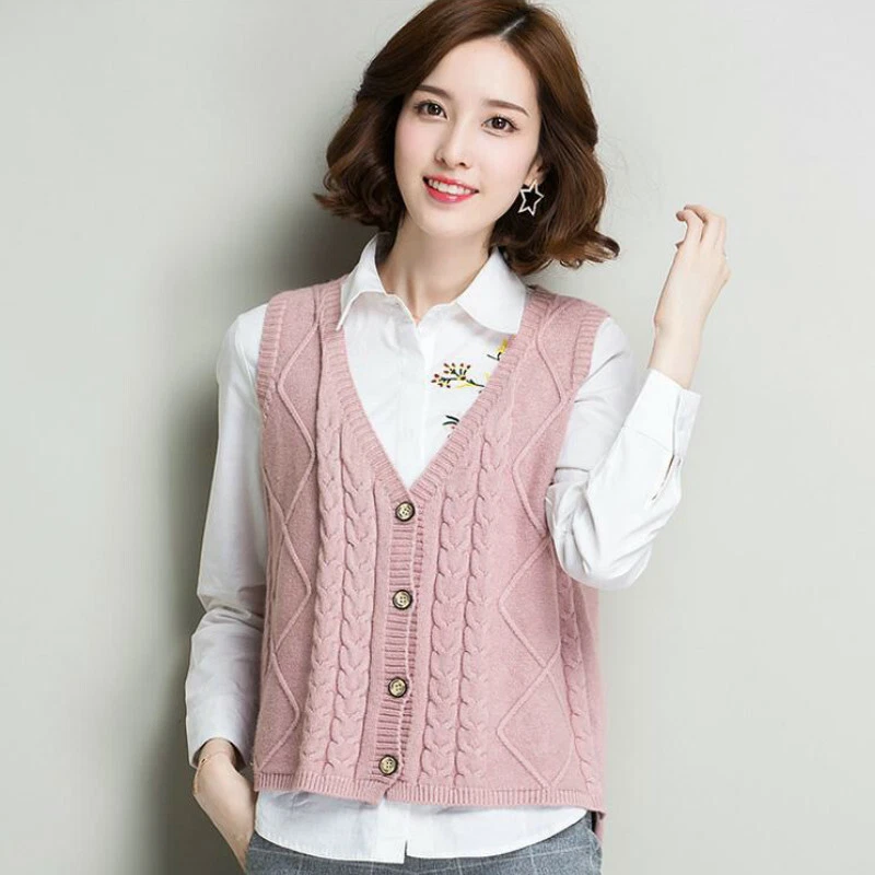 Womens sweater vest cardigan hot sale